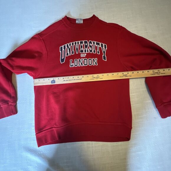 Starworld University‎ Of London Red Sweatshirt Men’s / Adult Size Medium - Picture 8 of 10